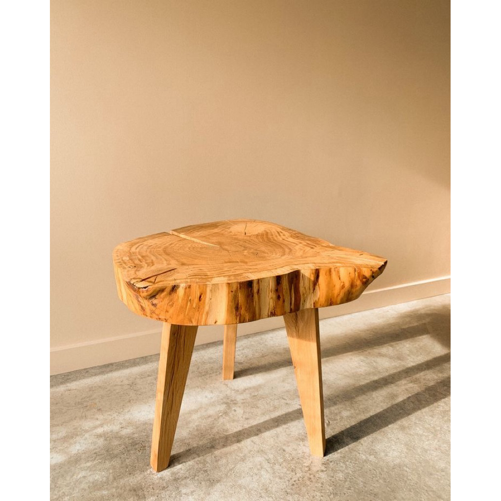 Kursi Akar Jati Kurs Jamur Kaki Kayu Minimalis