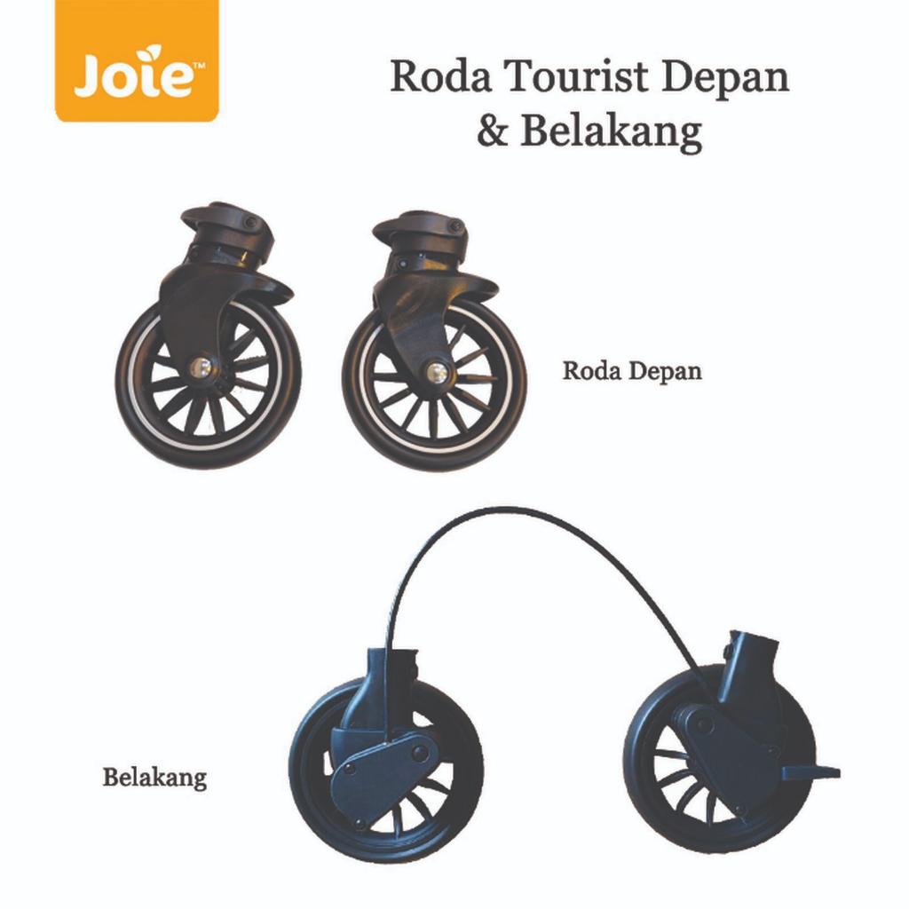 Roda Stroller Joie Tourist - Depan Dan Belakang