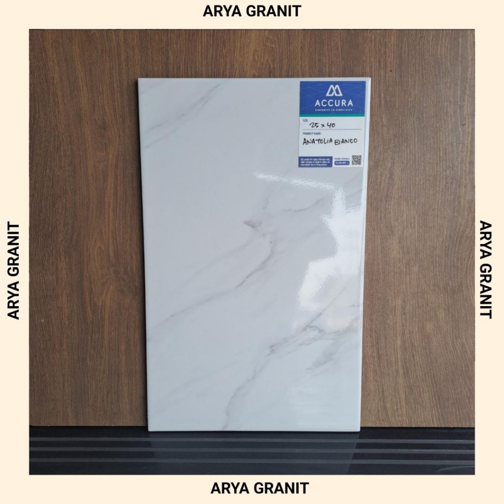 keramik dinding mulia Anatolia Bianco UK 25×40