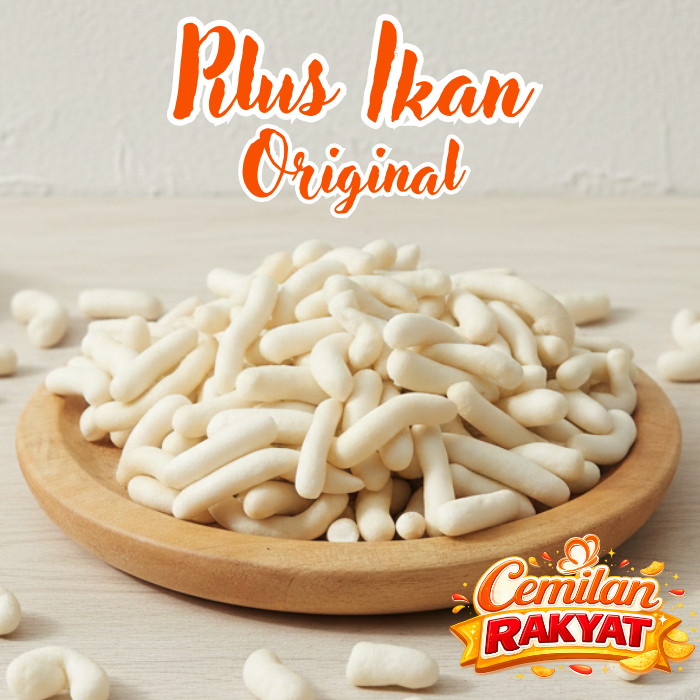 Pilus Kapsul Original Ikan Tenggiri asin gurih renyah