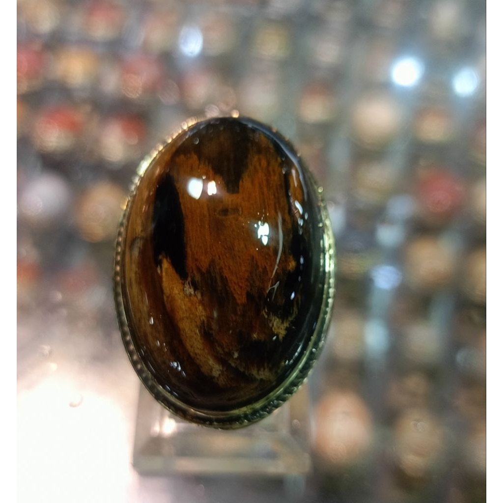 Cincin Fosil kelor Jumbo(Natural)