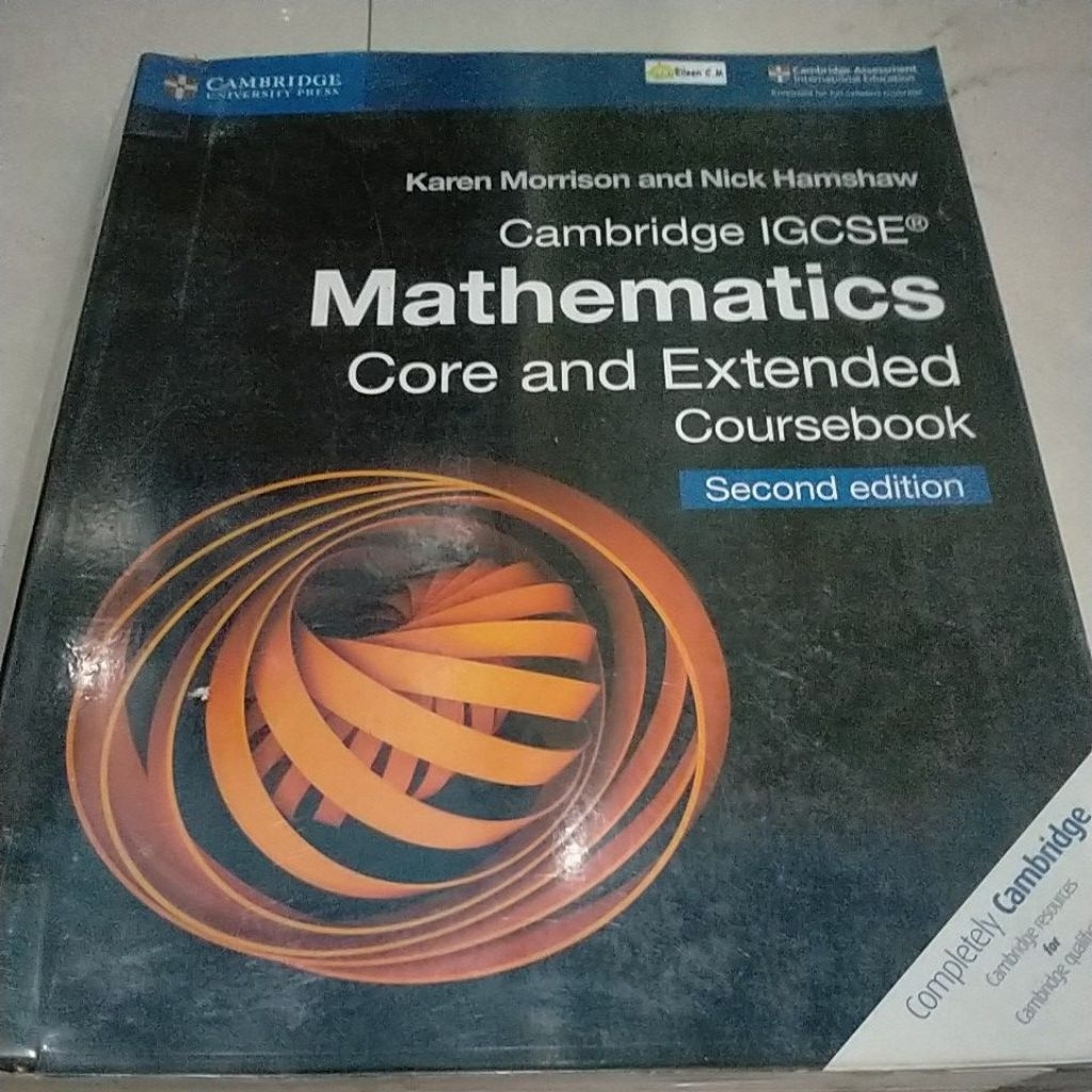 CAMBRIDGE IGCSE MATHEMATICS CORE AND EXTENDED COURSEBOOK