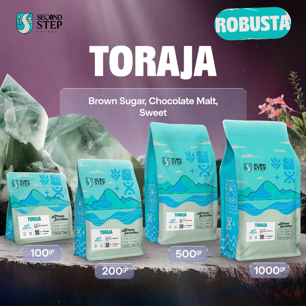 Second Step Coffee Kopi Robusta Toraja Mamasa Sulawesi Coffee Bean Espresso Roasted Beans