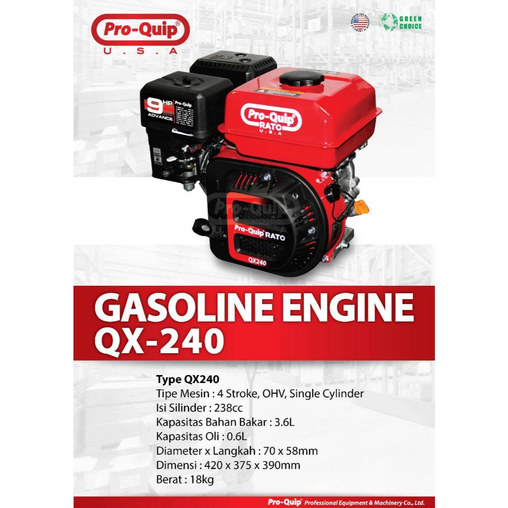 Mesin Diesel Pro-Quip Gasoline Engine QX-240