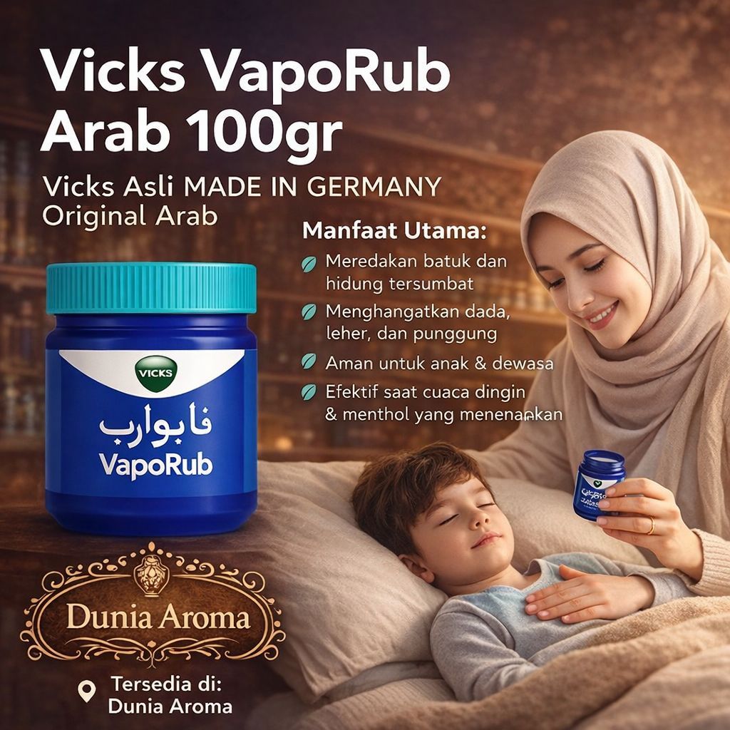 Vicks Vaporub 100gr Vicks Arab Obat Gosok Asli Made In Germany