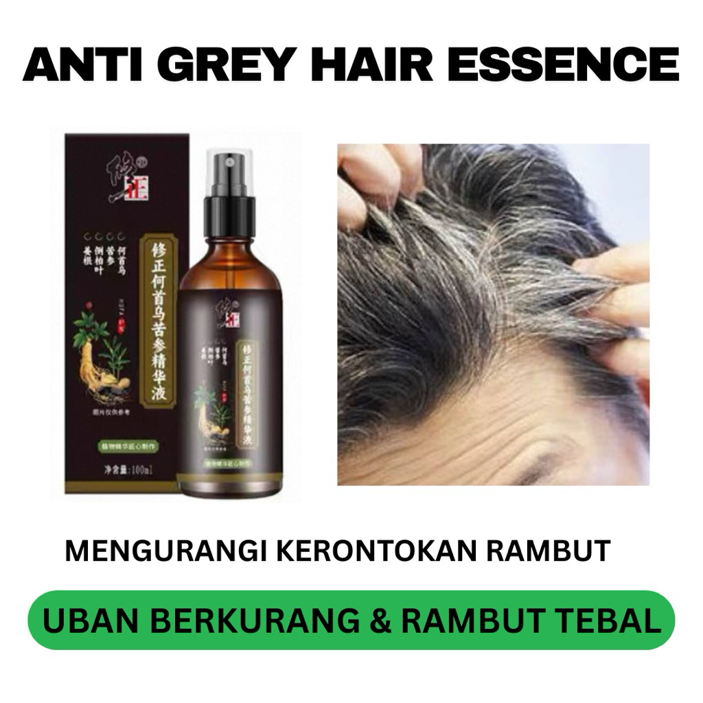 Anti Grey Essence Hair Tonic Anti Uban Hong Kong ORIGINAL