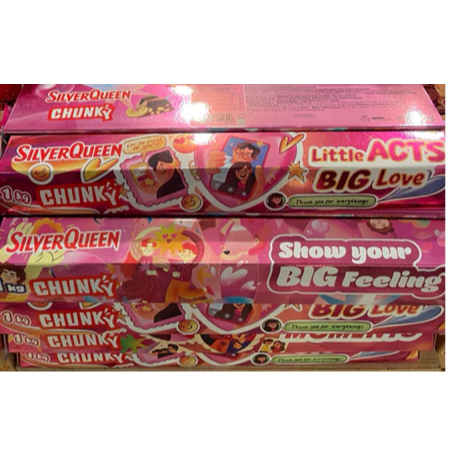 SILVERQUEEN CHUNKY cokelat BAR 1KG