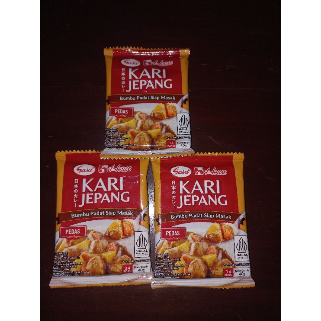 Sasa house kari jepang 40gr bumbu instan kari bentuk padat