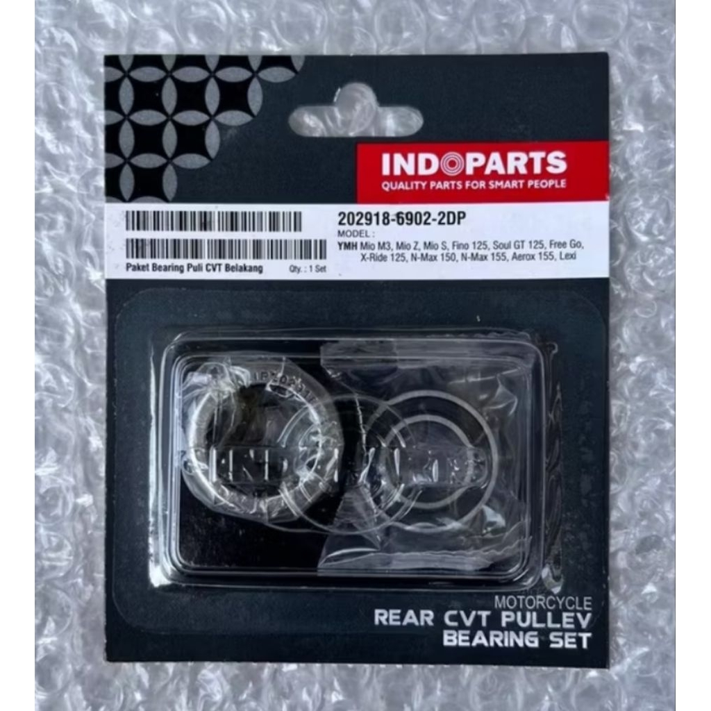 BEARING PULLEY SET / BEARING PULLEY CVT 202918-6902-2DP INDOPARTS GARANSI 100% ORIGINAL