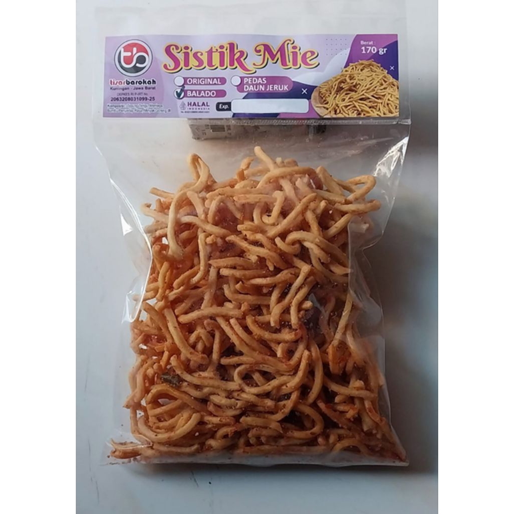 Sistik Mie Varian Pedas Daun Jeruk
