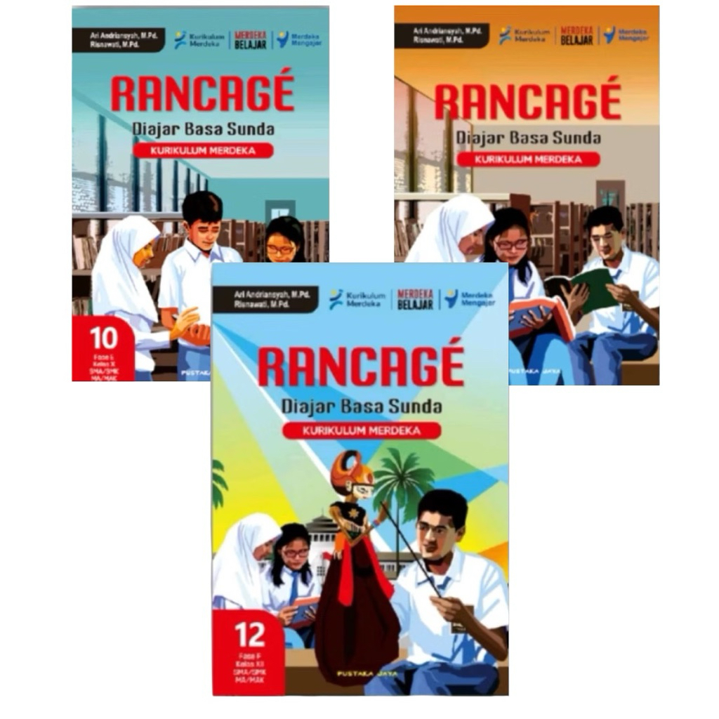 Buku Rancage Diajar Basa Sunda X XI Bahasa Sunda SMA Kelas 10 11 12 Kurikulum Merdeka
