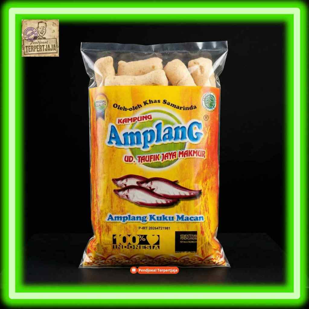 Kampung Amplang - Kerupuk Ikan Amplang Samarinda  - Oleh-Oleh Asli Khas Samarinda Kaltim