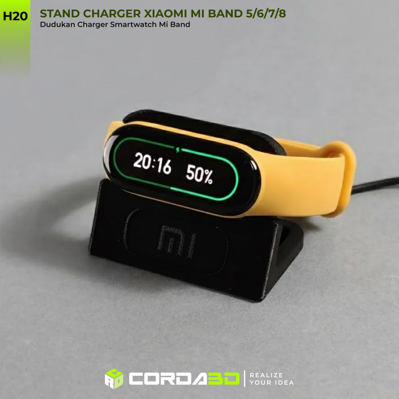 Stand Charger Xiaomi Mi Band 5 / 6 / 7 / 8 - Dudukan Charger Smartwatch Mi Band