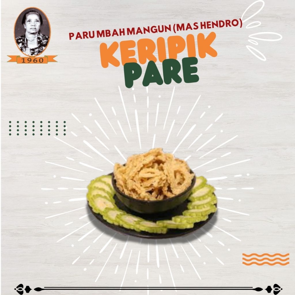Mbah Mangun Keripik Pare (250gr)