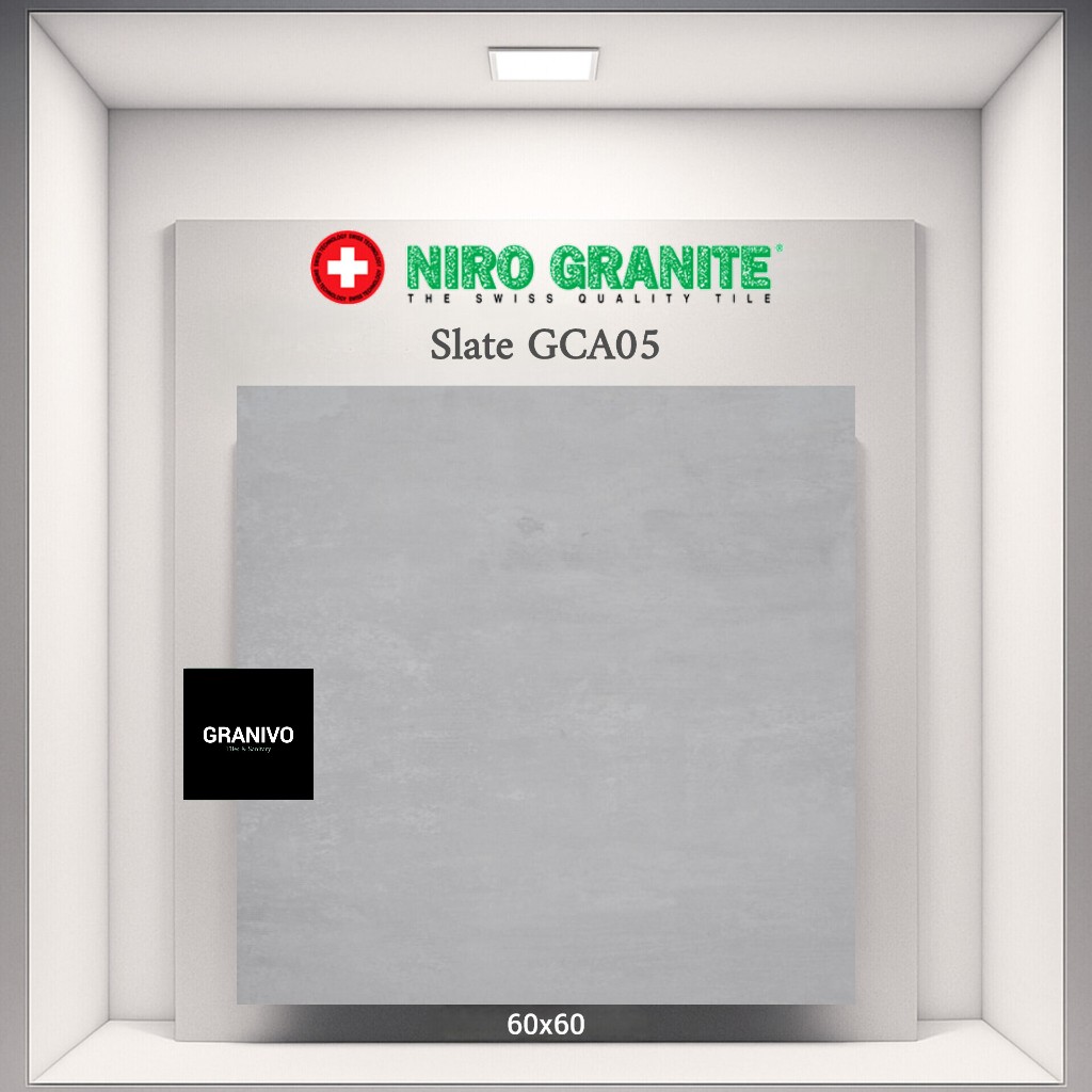 NIRO GRANITE / GRANIT TILES / TILE CLAY ART  GCA05 / GCA 05 - SLATE MATT / MATTE / MOTIF BATU ALAM P