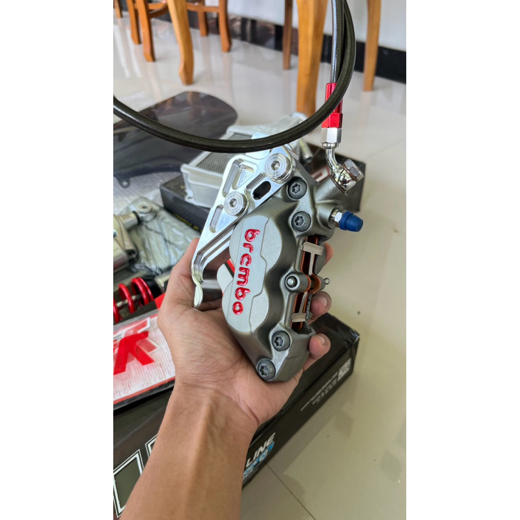 kaliper brembo 4 piston KIRI original PCX 150 160 disc 260mm