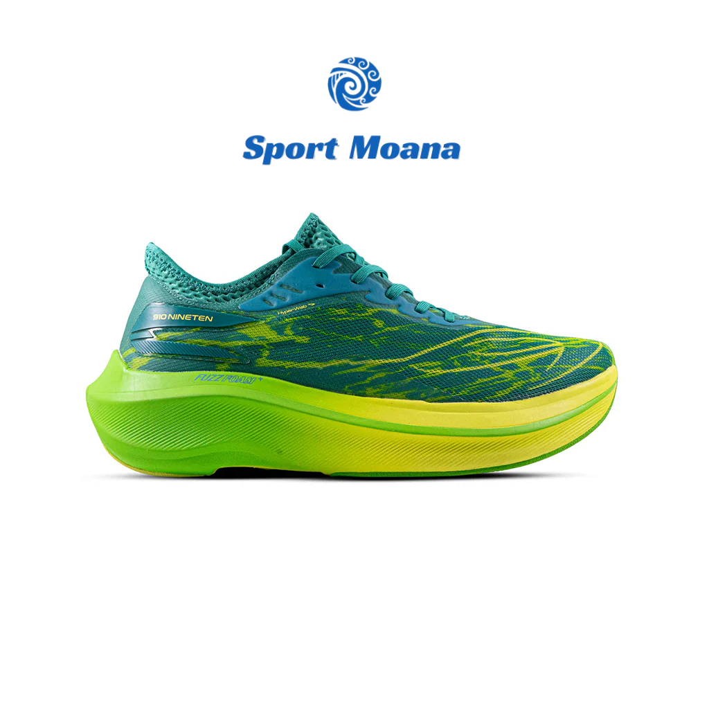 910 Nineten Haze Veloce Hijau Tosca Neon Kuning - Sepatu Lari Haze veloce hijau tosca 910 Nineten
