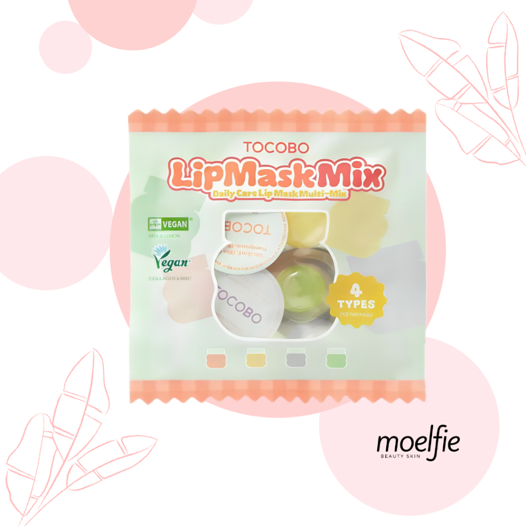 [READY STOCK] TOCOBO BLISTER DAILY CARE LIP MASK MULTI-MIX LIP BALM VITA GLAZED LIP MASK / COLLAGEN 