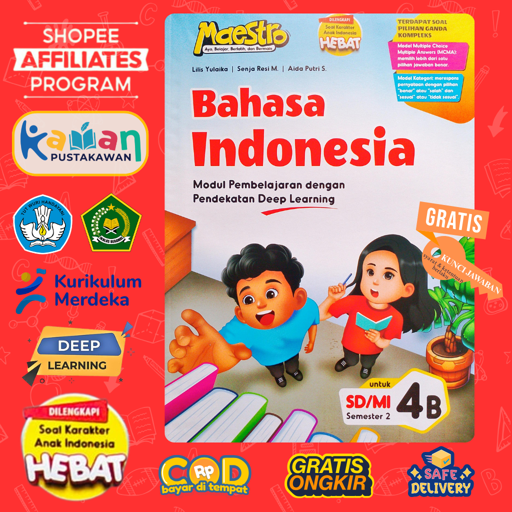 Maestro Bahasa Indonesia Kelas 4 SD/MI Modul Ajar