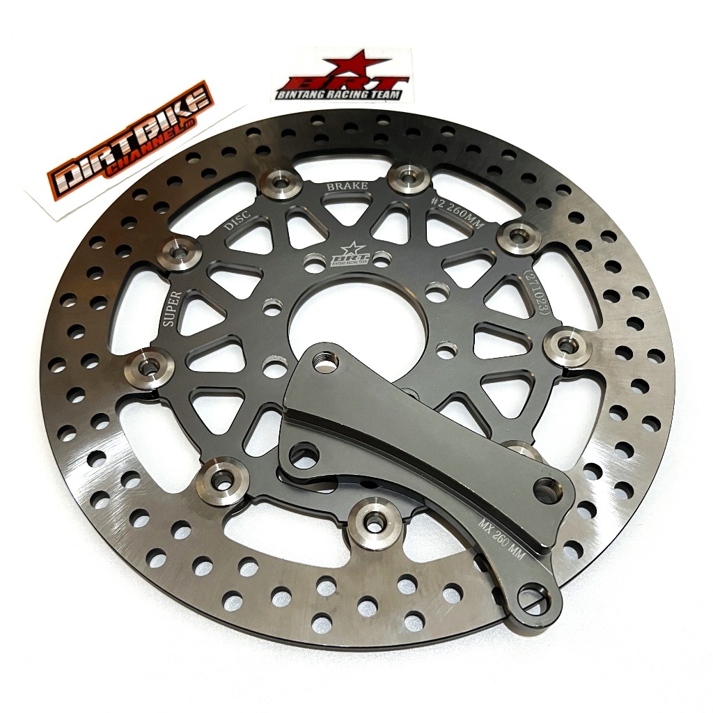 Disc Brake Piringan Cakram BRT Floating 260mm YAMAHA & HONDA BEAT VARIO GENIO JUPITER Z Z1 MX MIO