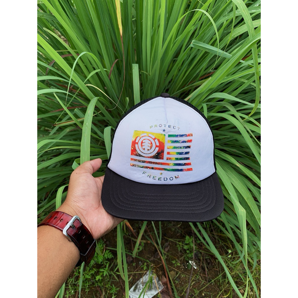 topi trucker element skate