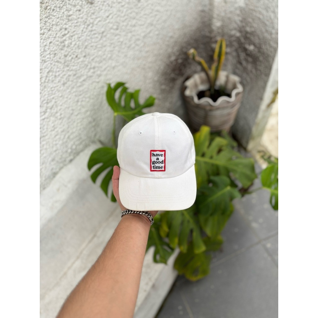 Topi HAGT White Baseball Caps