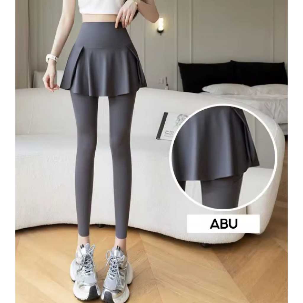 Legging Rok Olahraga Wanita #rok celana olahraga #rok legging #rok lejing