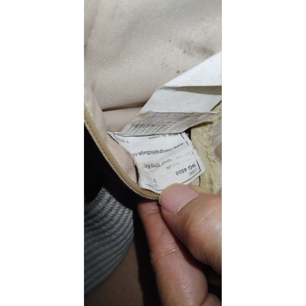 preloved bekas sling bag NG National Geographic classic Original