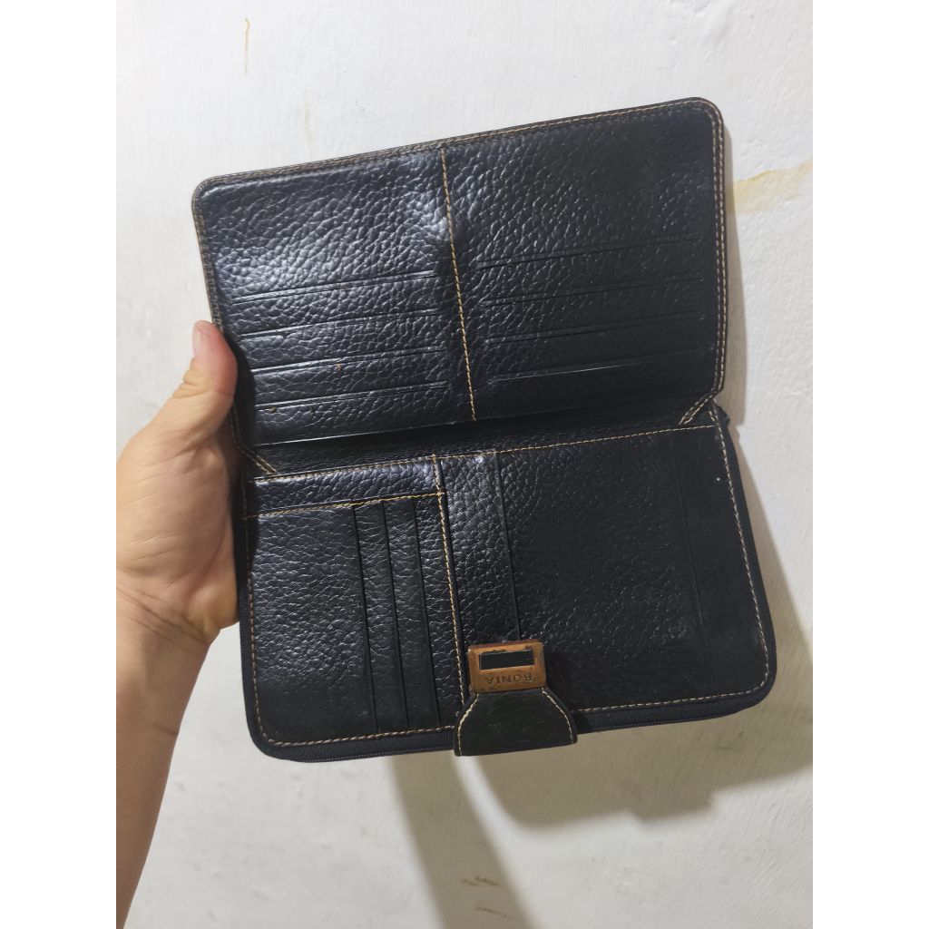 dompet kulit merk Bonia ori