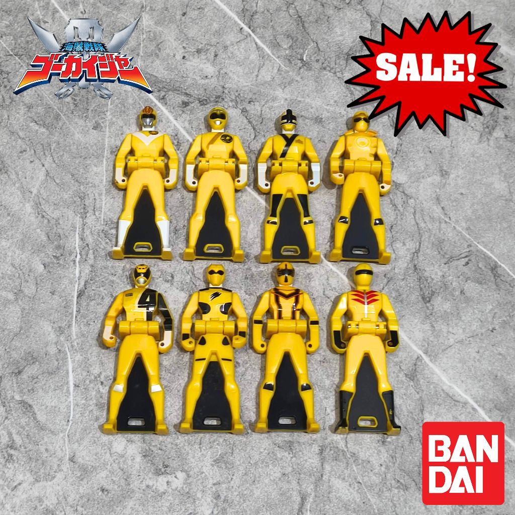 Ranger Key Gokaiger Yellow Ranger Super Sentai Power Ranger Key Loose