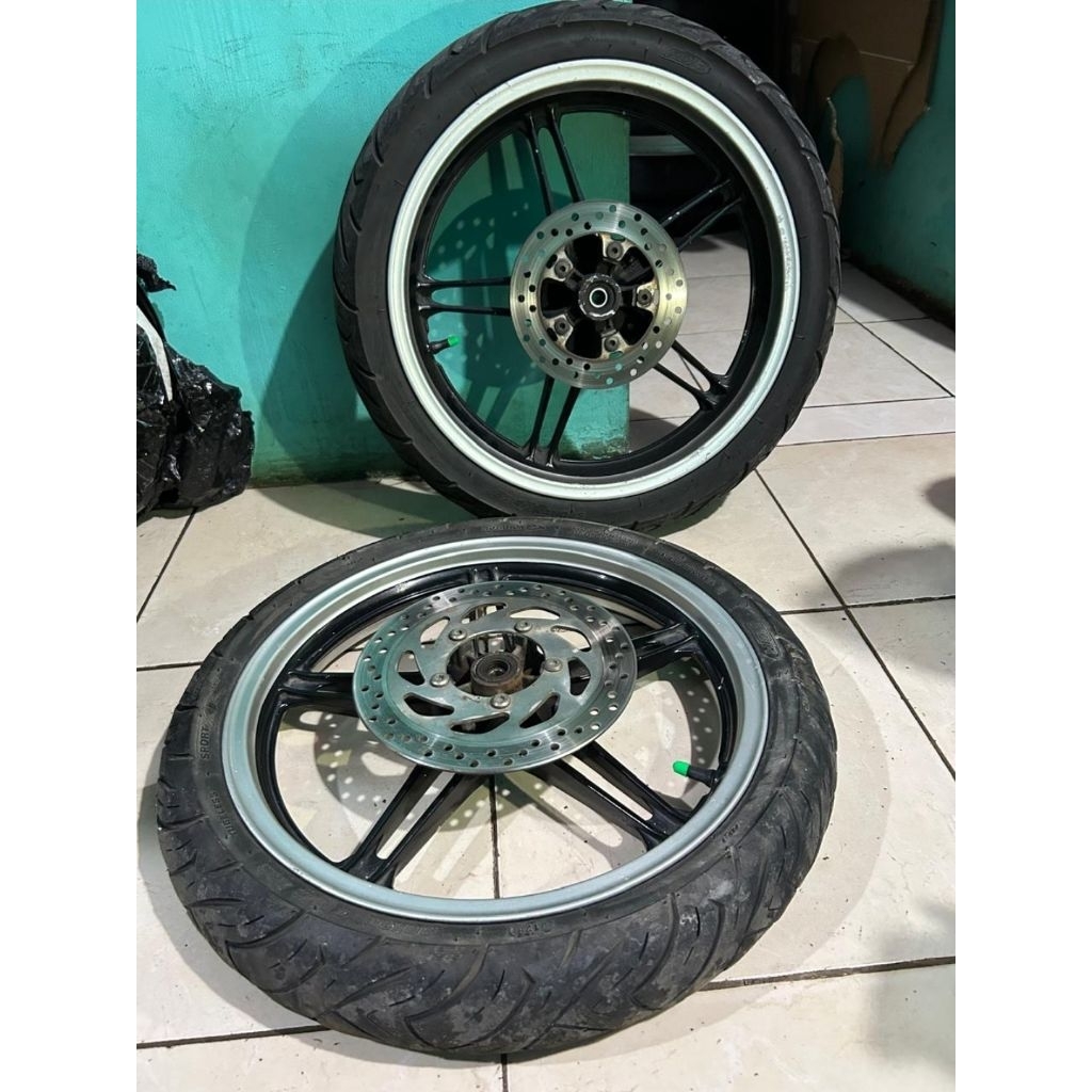 Velg Original Vixion New + Ban FDR D/B Tebal
