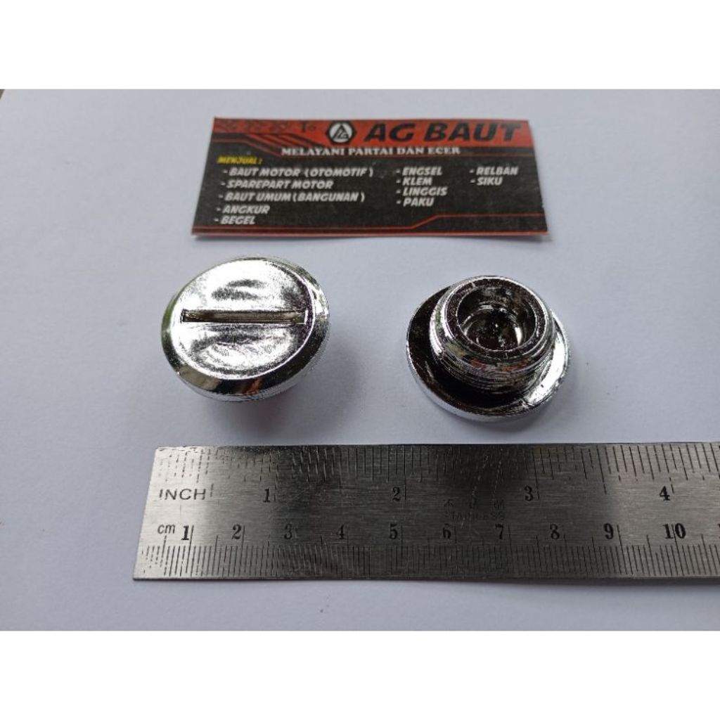 Tutup Magnet Satria FU Bahan Plastik Chrome