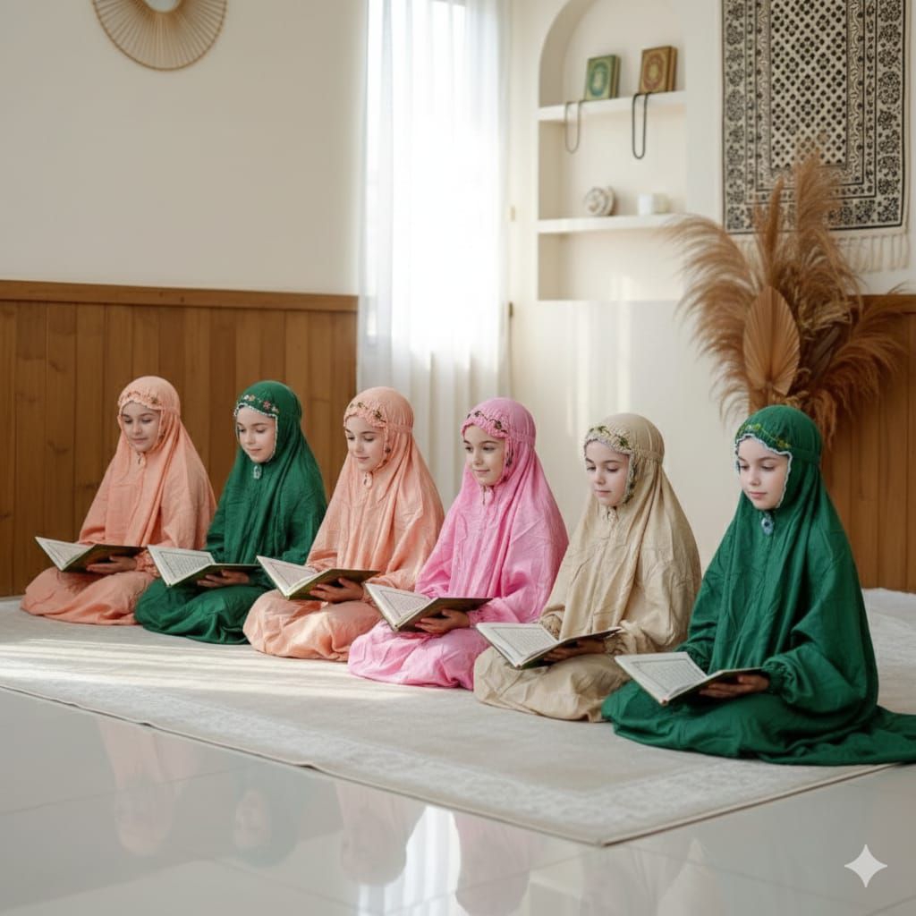 Mukena anak Terusan Rayon Tile