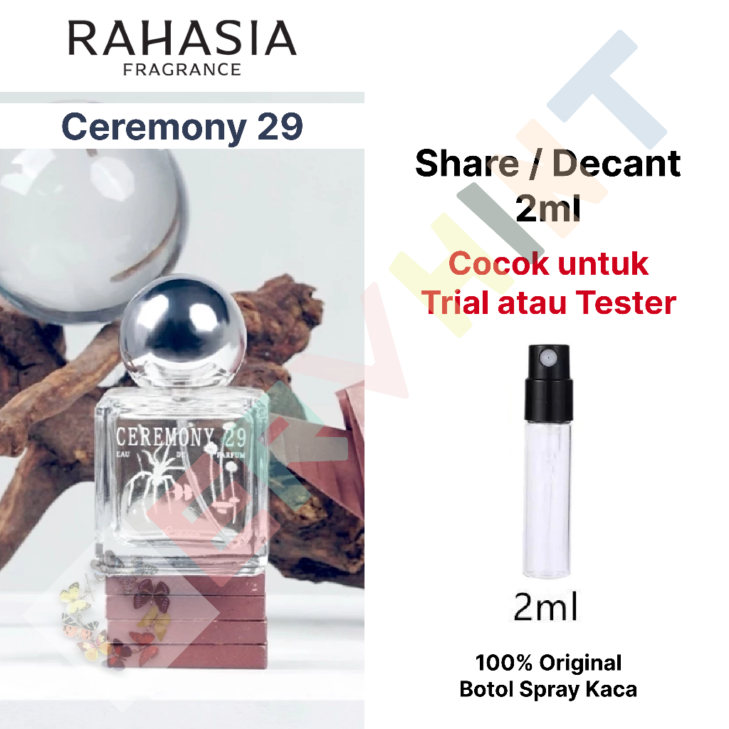 [Decant Parfum] Rahasia x Brandon Salim - Ceremony 29 EDP | Incense Rose | Unisex
