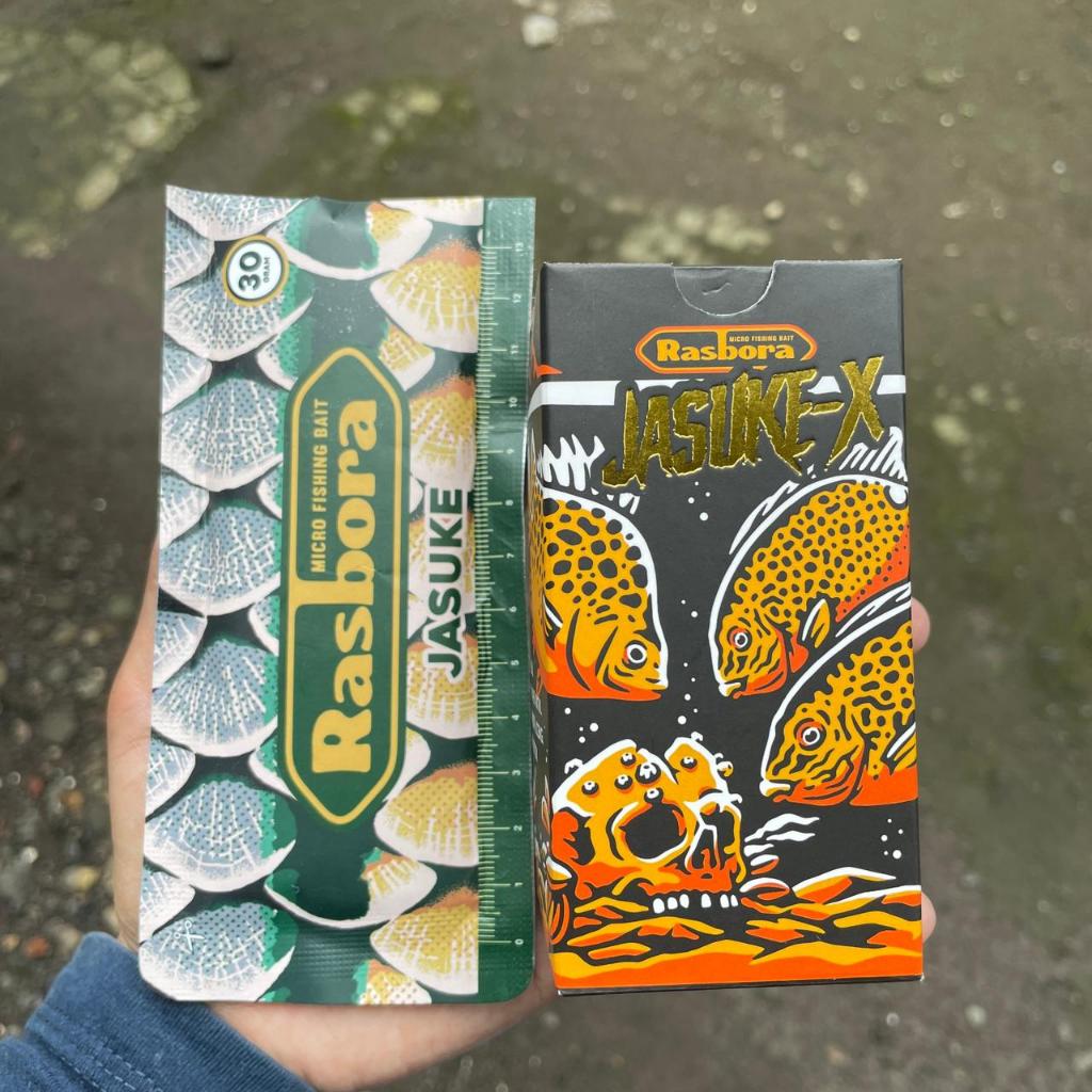 Rasbora Jasuke-X Fishy X 80gr KEMASAN BOTOL Umpan Ikan Baronang wader uceng Umpan Pelet Pancing