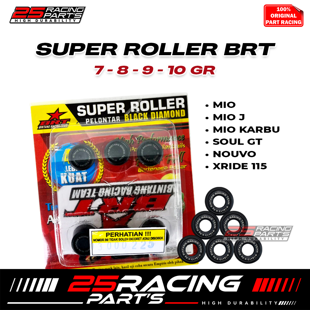 ROLLER BRT - Super Roller Black Diamond Original BRT MIO SPORTY SMILE NUVO MIO J MIO SOUL Roller Rol