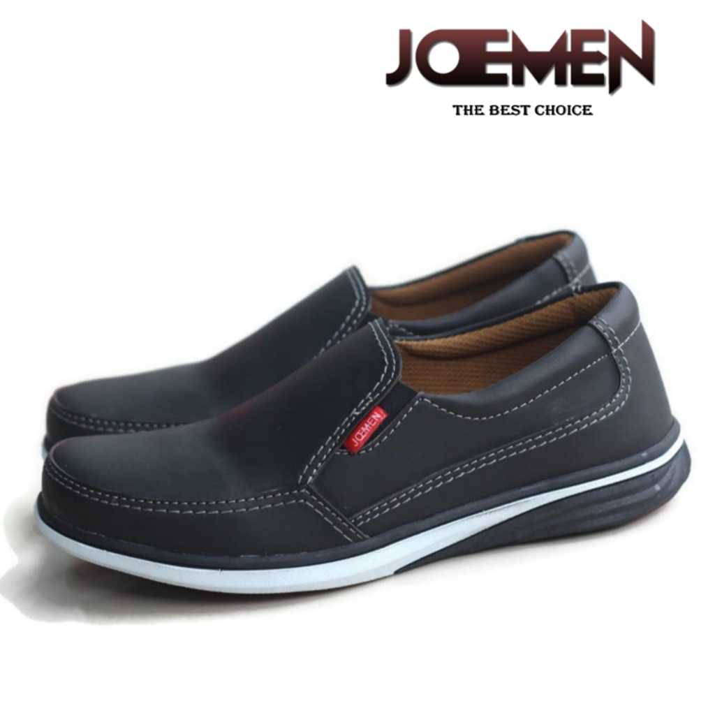 Sepatu Pria Kerja Kantor Slip On Joemen J 75 Sepatu Formal Super Nyaman Anti Slip