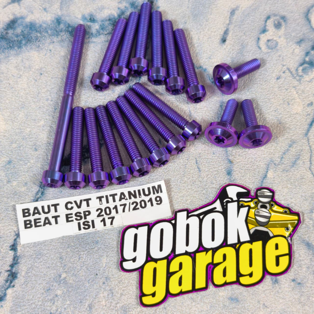 Baut cvt titanium beat esp baut cvt titanium scopy esp tahun 2017 sampai 2019 ISI17