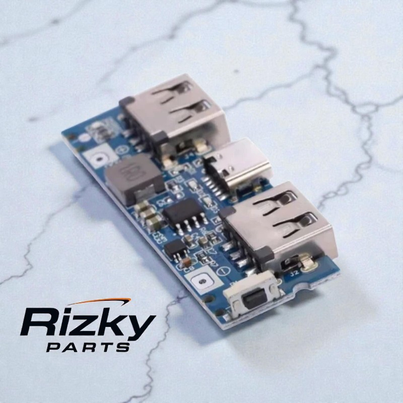 Power Bank Dual USB 2.4A Dual Input Type-C Micro USB Lithium Battery 18650 Charger Module