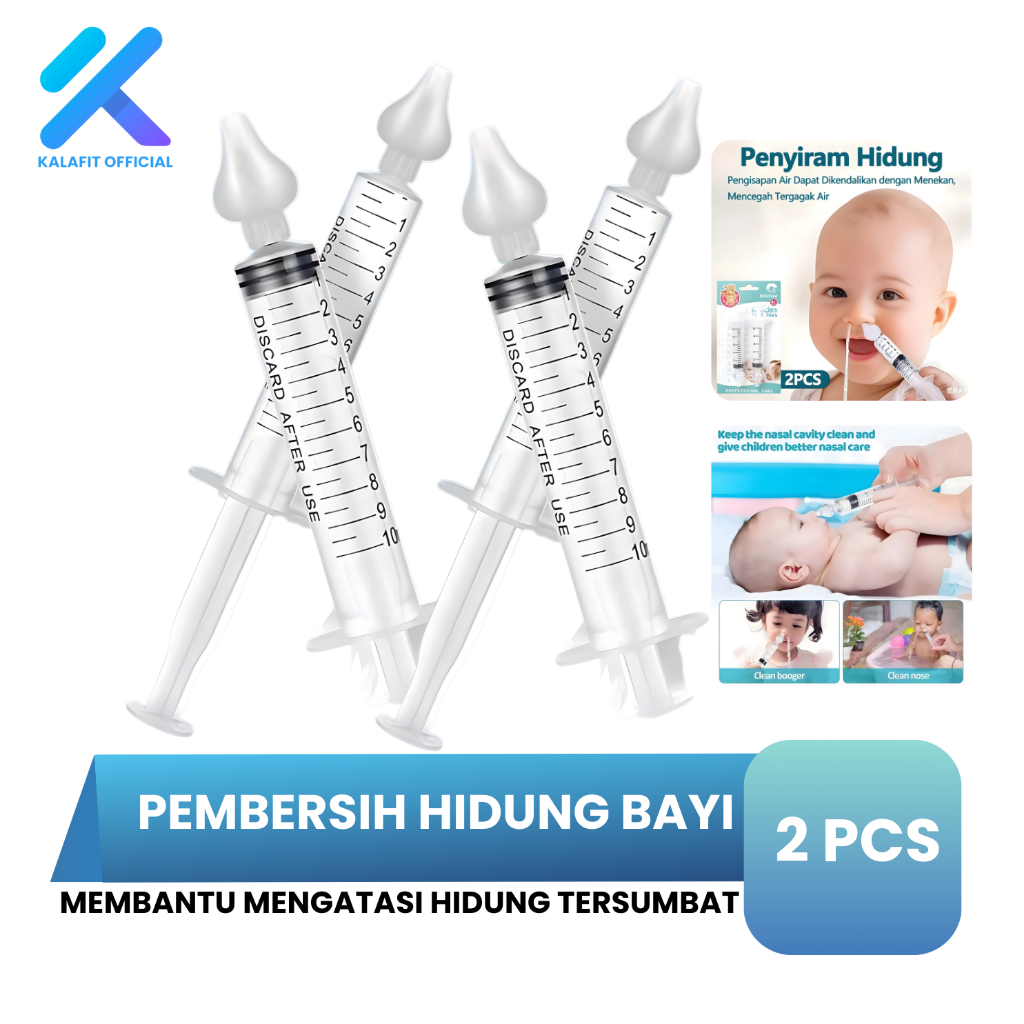 Pembersih Hidung Bayi Anak Pilek Baby Nose Cleanser Nasal Wash Aspirator Alat Pencuci Ingus Hidung