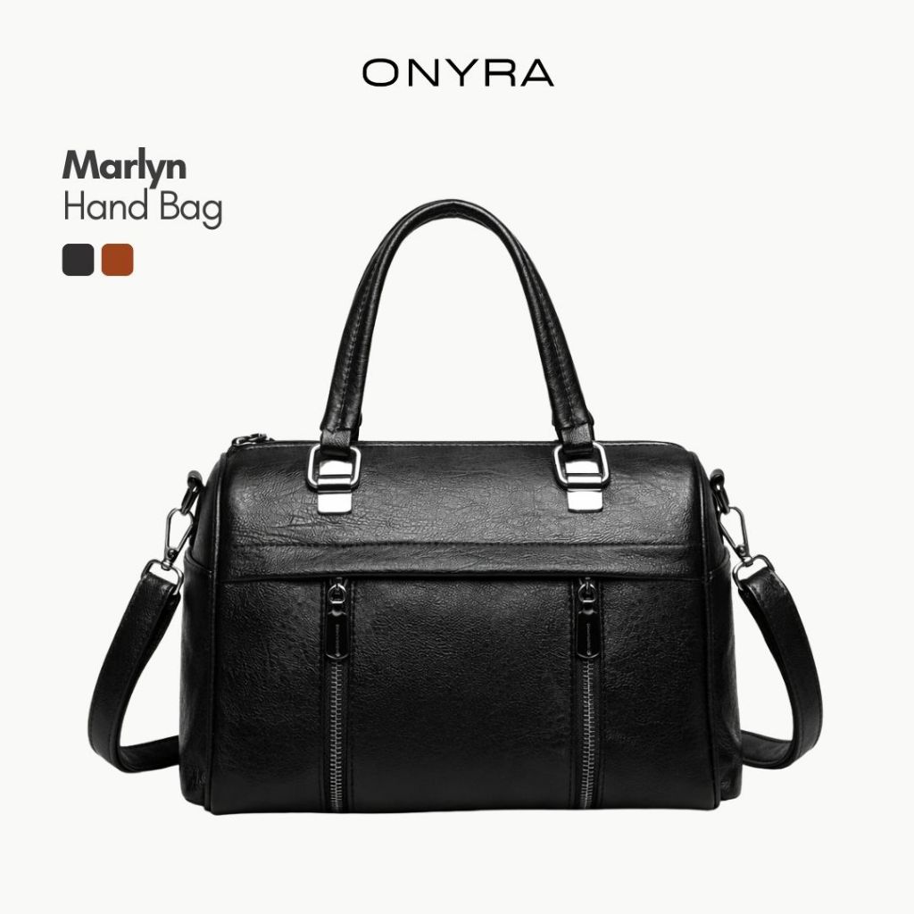ONYRA Marlyn Bag Tas Wanita Selempang Woman Sling Bag Fashion Hand Bag Tabung Bahan Kulit Sintetis