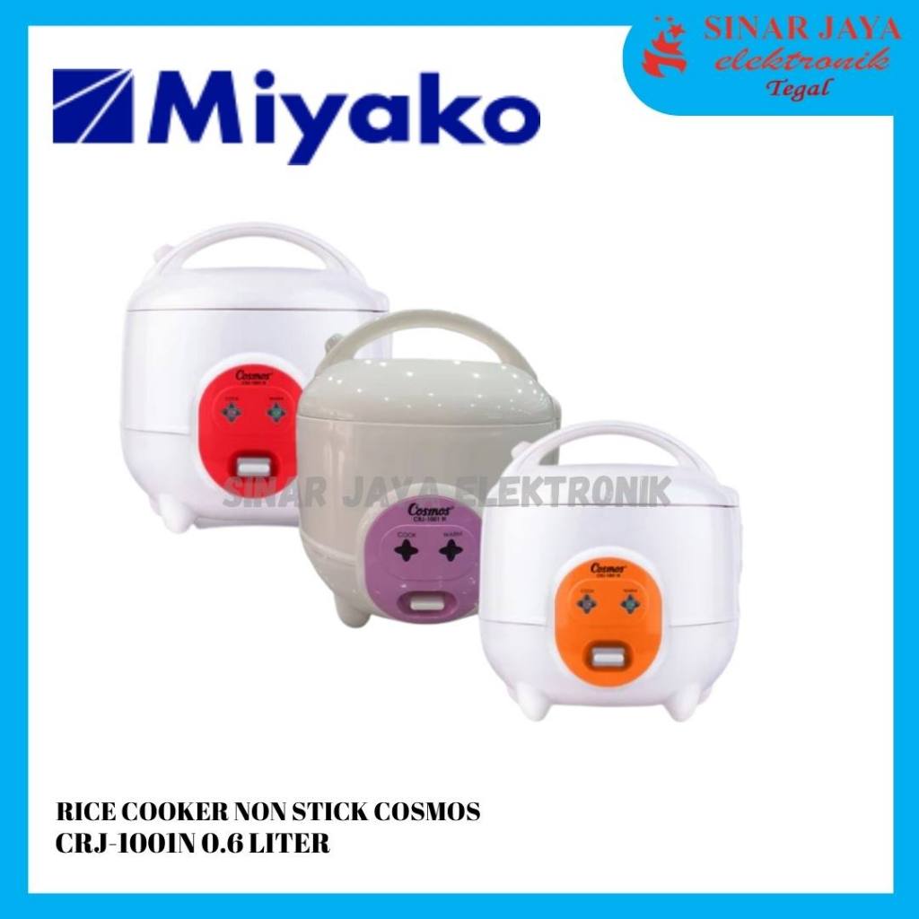 MAGIC COM COSMOS CRJ-1001N Kapasitas 0.6 Liter Magic Com Mini