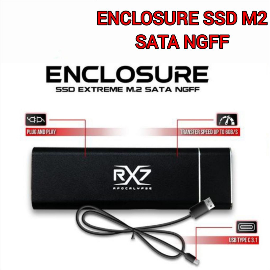 ENCLOSURE SSD M2 SATA NGFF