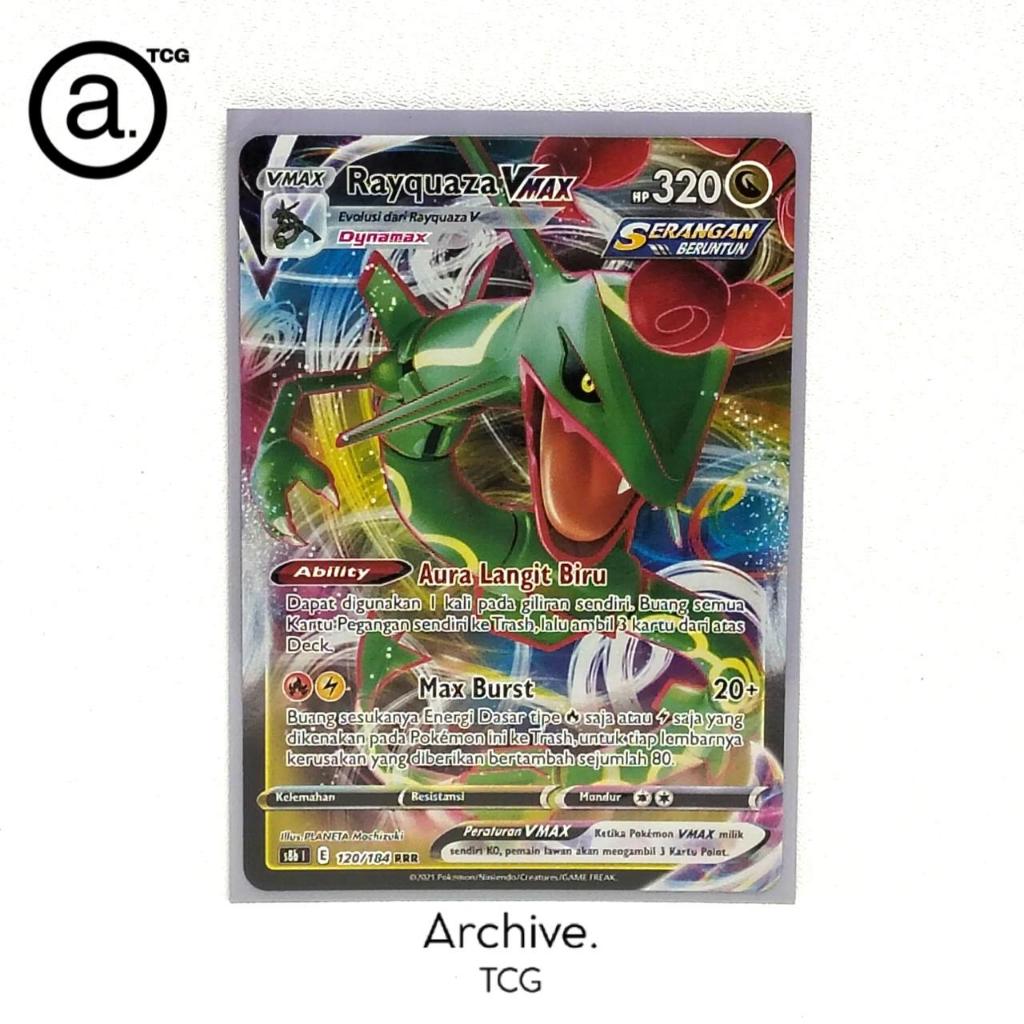 Rayquaza Vmax (120/184) Pokemon Indonesia ~ VMAX Klimaks S8B