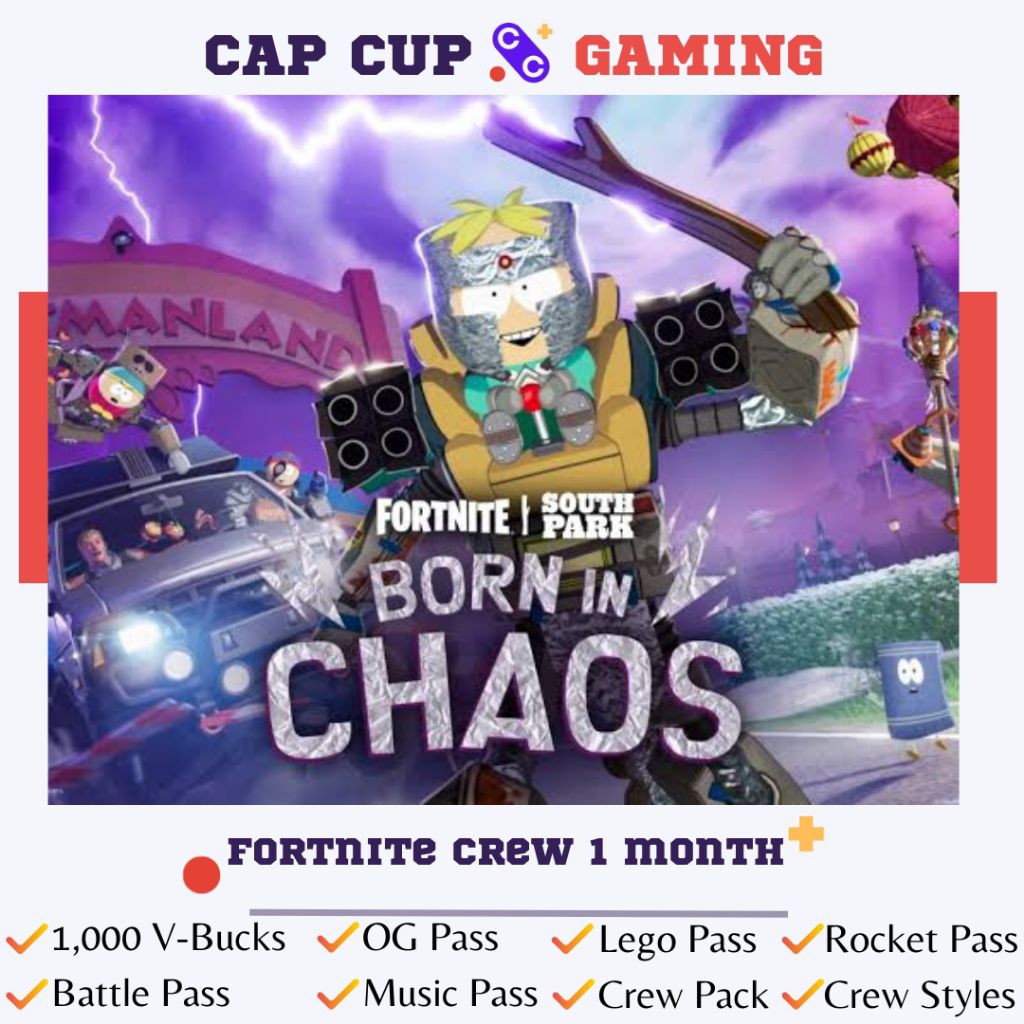 [Cap Cup Store] Fortnite Crew Subscription 1 Month For Xbox - Epic - PS - Nintendo - Mobile