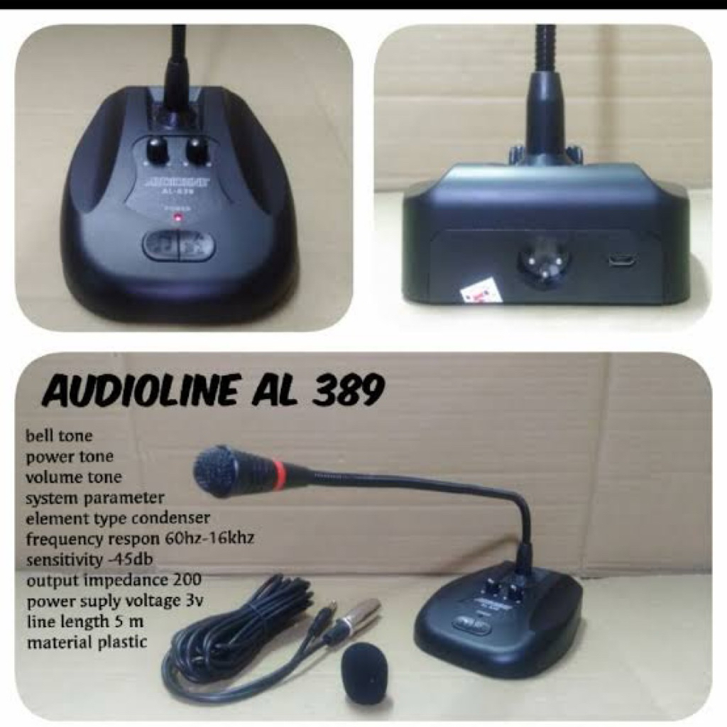 MIC AUDIOLINE AL-838 MEJA
