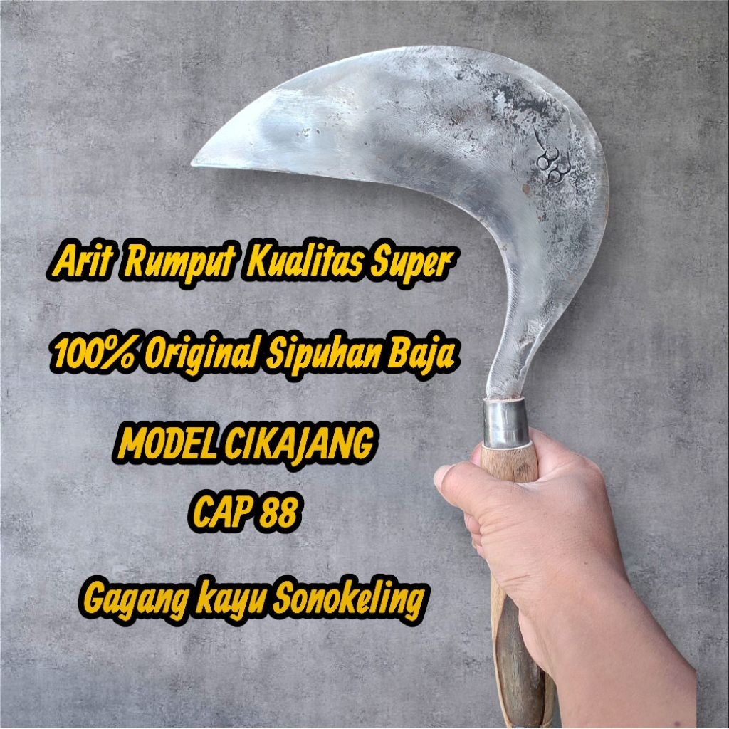 Arit/Sabit Rumput Asli Sipuhan Baja Khas Garut