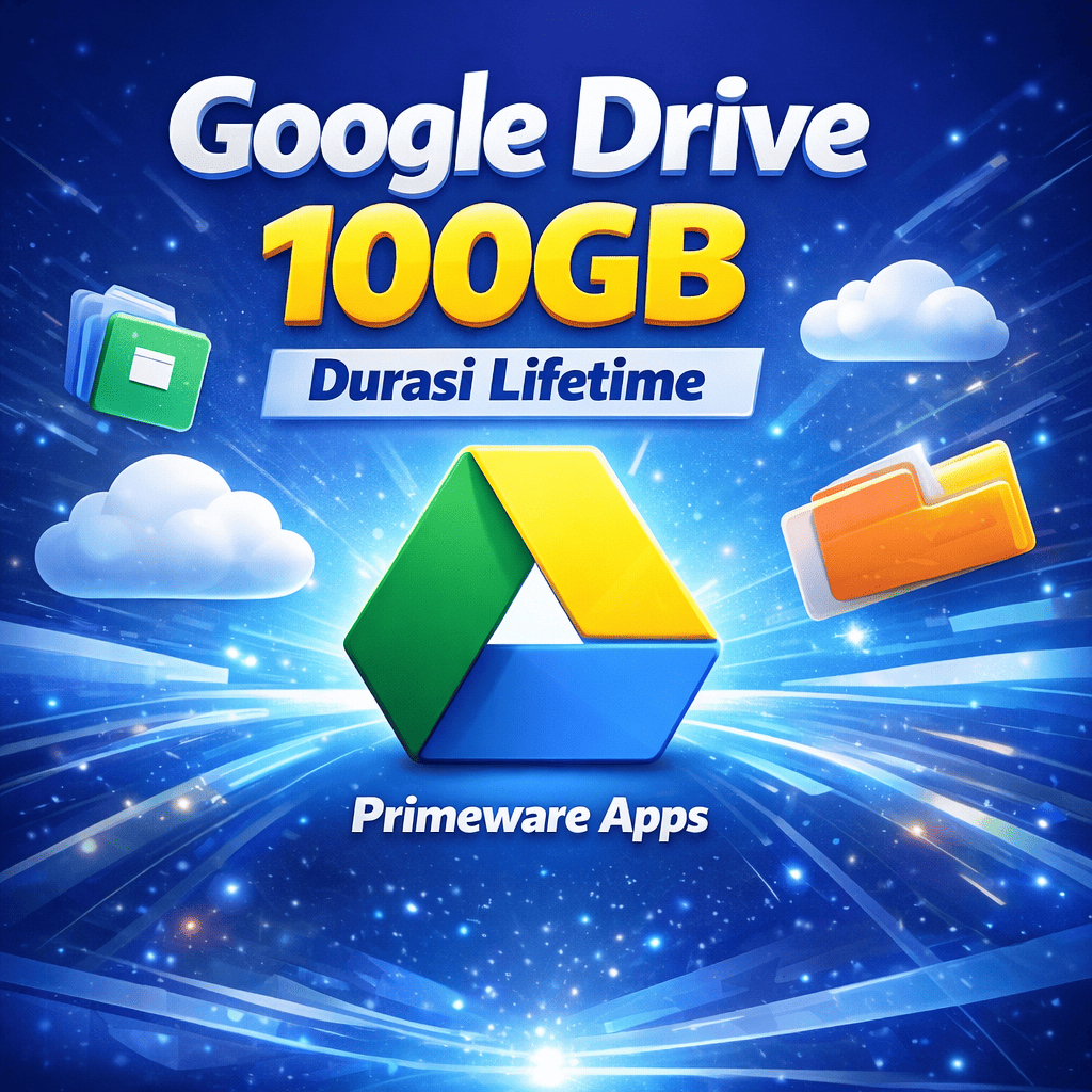 Drive Email Pribadi 100GB Drive 100 GB Unlimited Shared Drive Storage Lifetime Bergaransi Resmi