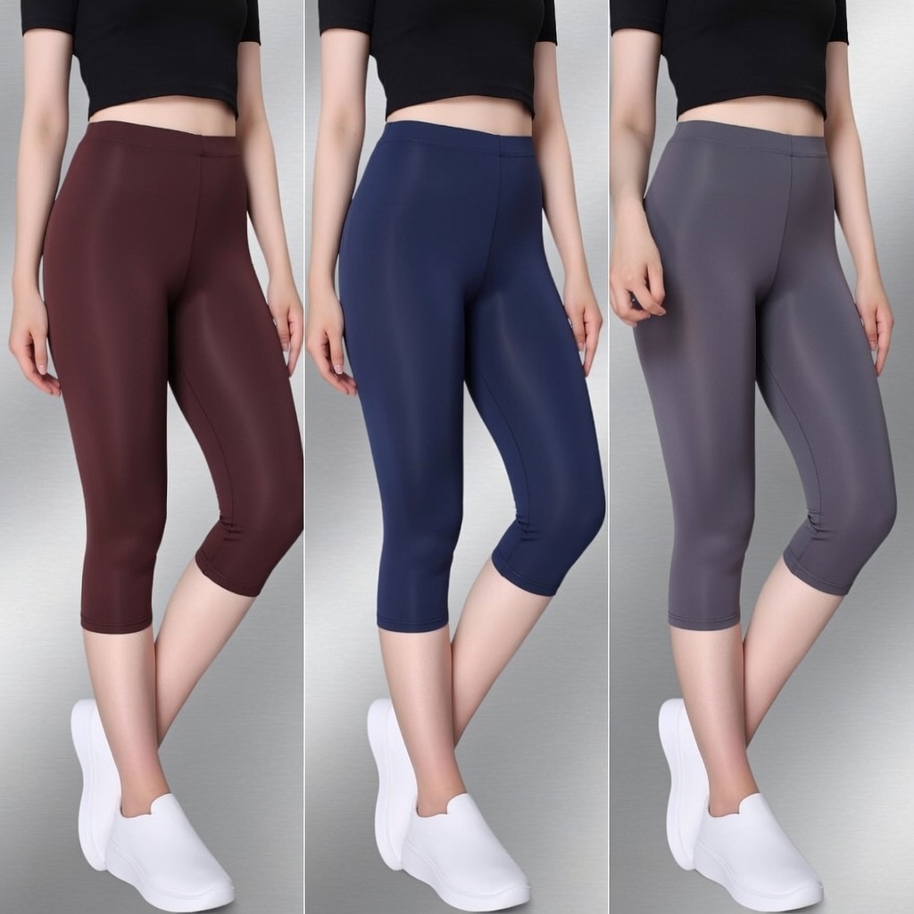 Legging Wanita 7/8 Daily Wear | Bahan Kaos Premium