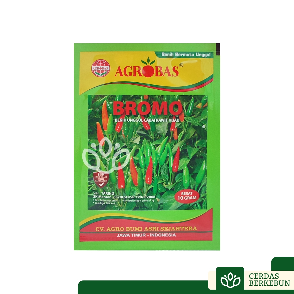 Agrobas Bromo Benih Unggul Cabai Rawit Hijau 10gr